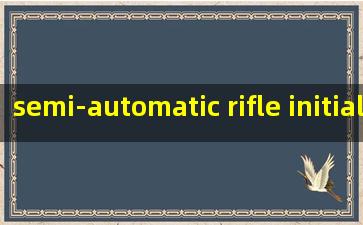  semi-automatic rifle initials crossword clue